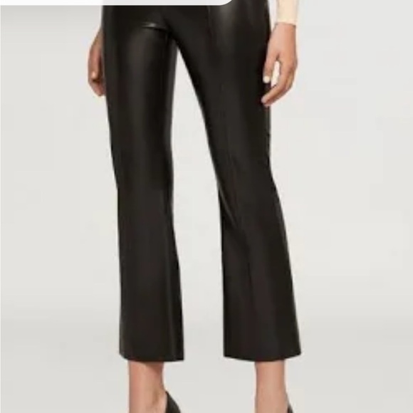 Wolford Jenna slightly cropped leather trousers size 38 - Picture 7 of 15